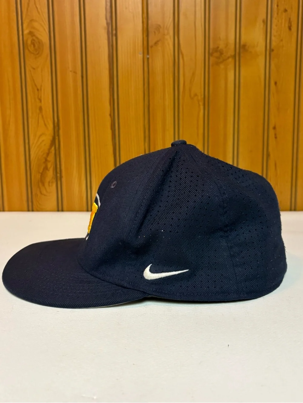 Nike Navy Baseball Cap with Yellow H Patch